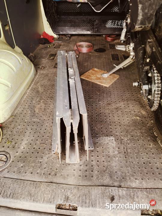 Aluminiowy składany najazd motocyklowy walizka Sandomierz