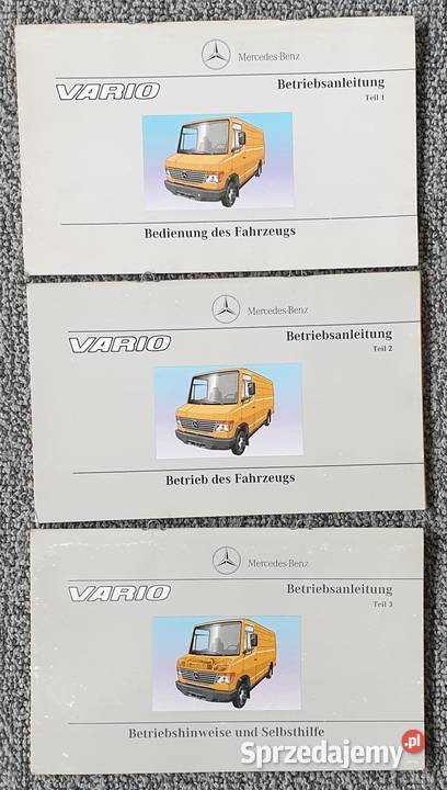 Książki serwisowe instrukcje dokumenty Mercedes Zakopane