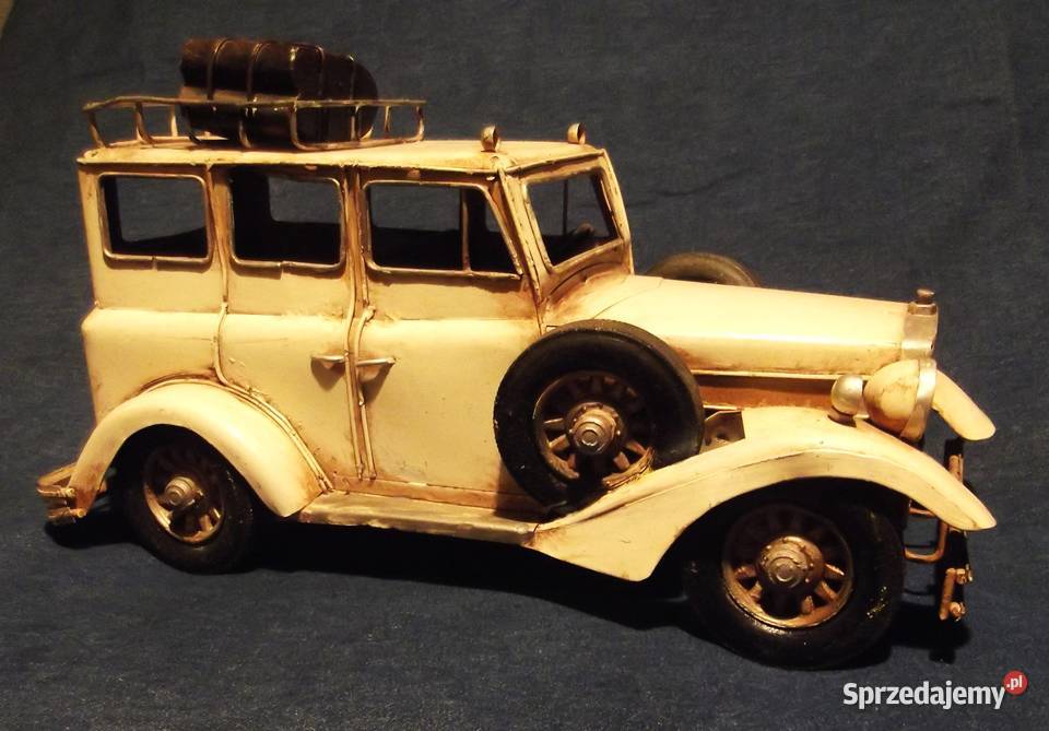 Samochód model duży metalowy dekoracja Miastko