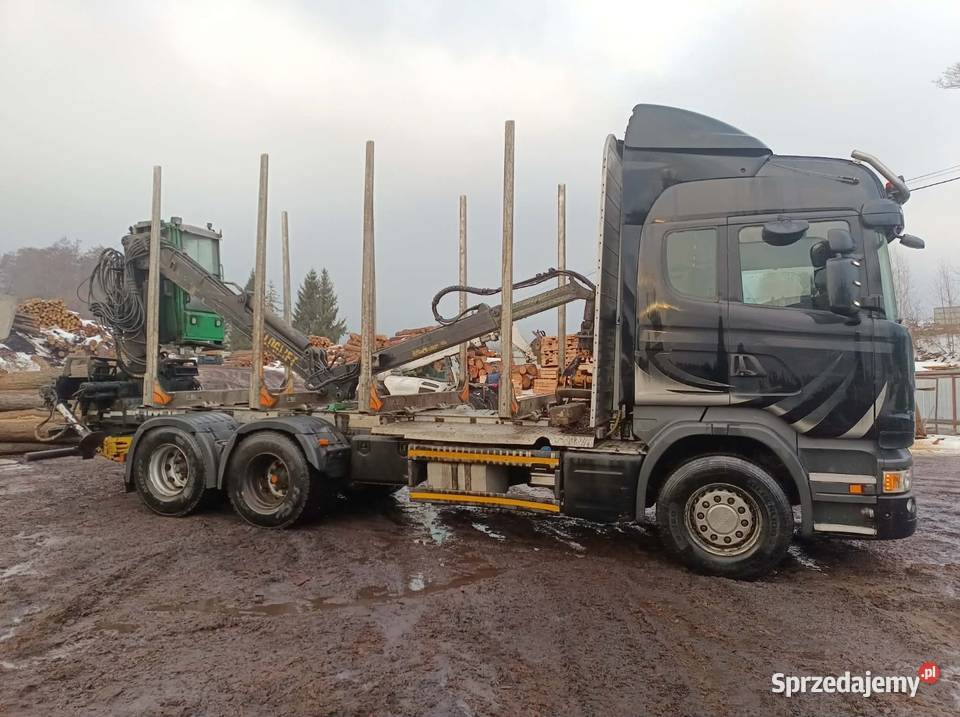 Scania R450 do drewna dźwig zabudowa aluminiowa Sidzina