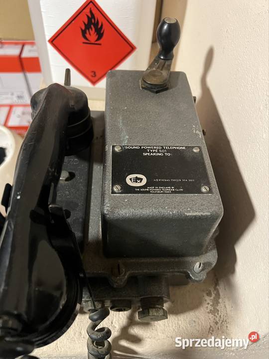 Telefon przemysłowy okrętowy Sound Powered podkarpackie Rzeszów