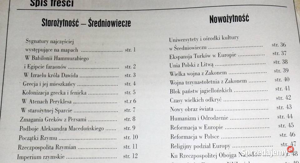 Atlas historyczny Gimnazjum Zbigniew Piłat Chełm sprzedam