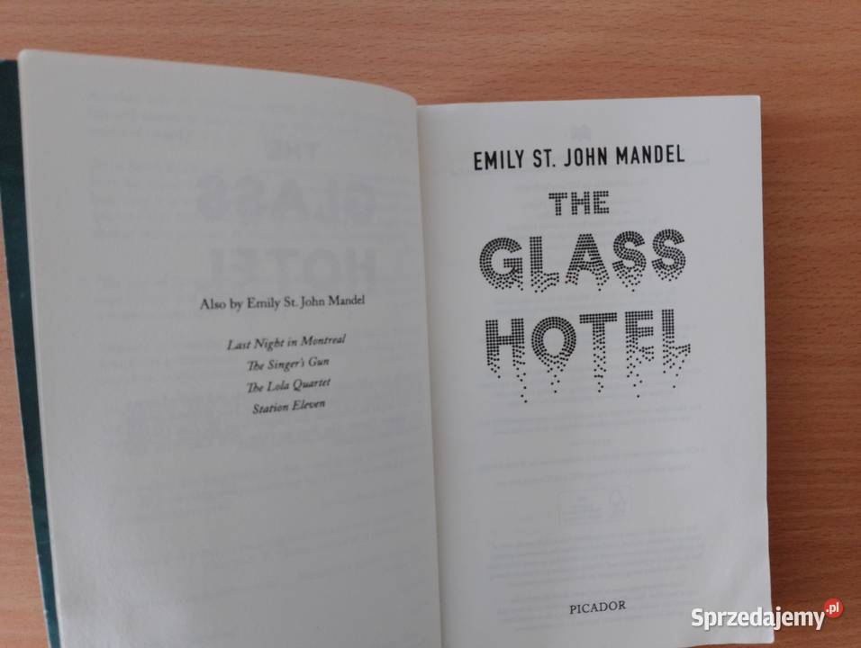 KSIĄŻKA anglojęzyczna The Glass Hotel E Mandel Złotniki sprzedam