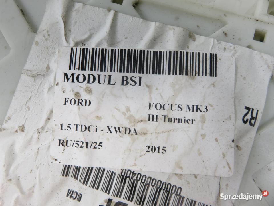 BSI FORD FOCUS MK3 III 15 TDCi XWDA F1FT14A073BF osobowe sprzedam