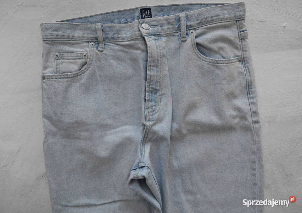 jasne jeansy z wysokim stanem mom jeans GAP Rozmiar 42(XL) Warszawa sprzedam