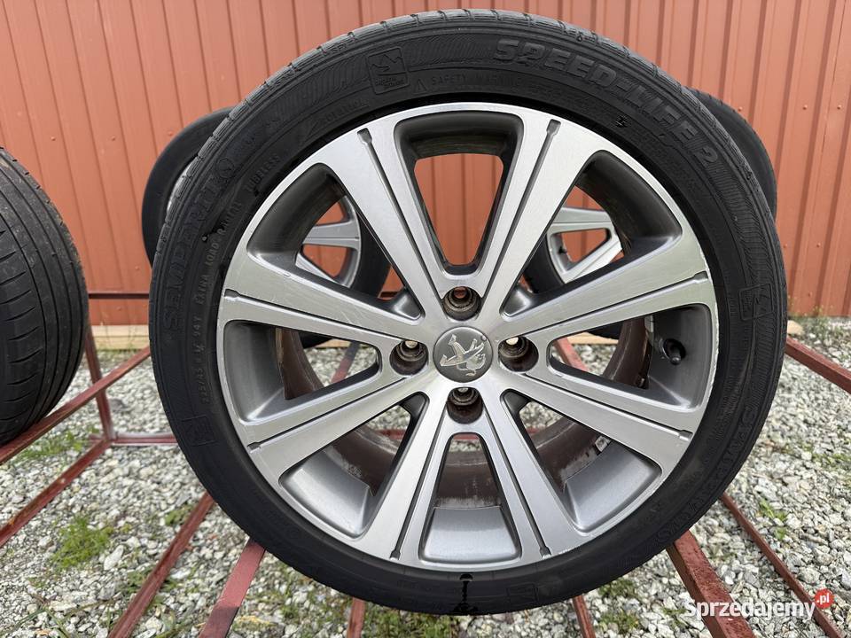 Alufelgi Peugeot 17 4x108 75J ET32 Czujniki Świdnica Polska