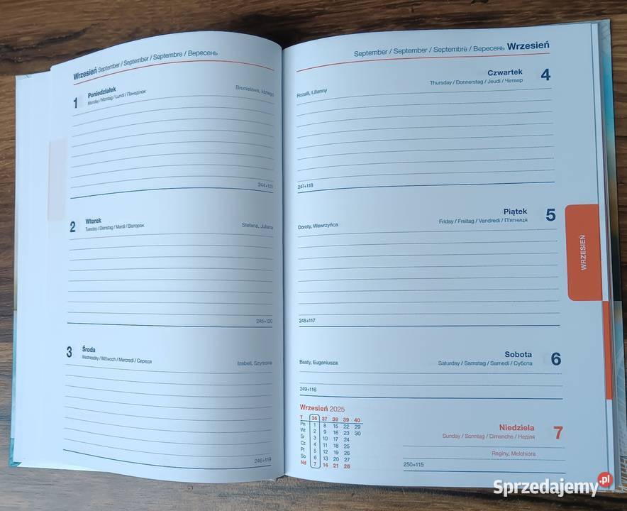 Terminarz Kalendarz nauczycielski nauczyciela Zbylitowska Góra