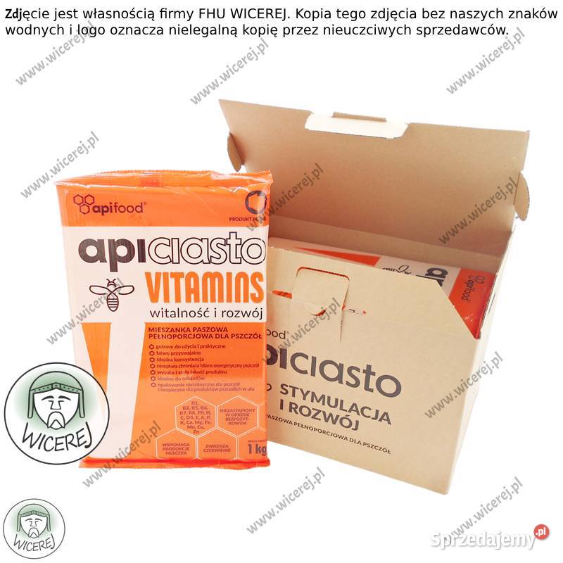 Ciasto Apifood Vitamins Apiciasto 10 PORCJOWANE Jaśliska