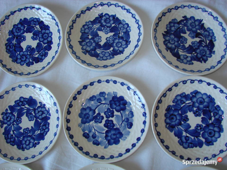 Koło fajansowy talerz deserowy 17