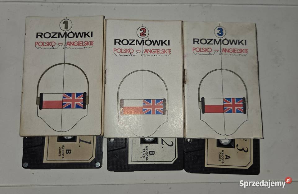 Rozmówki polsko angielskie turystów kpl 3 kasety Jastrowie