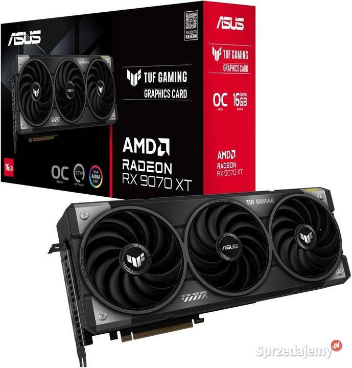 ASUS TUF Gaming Radeon RX 9070 XT OC Edition Sosnowiec