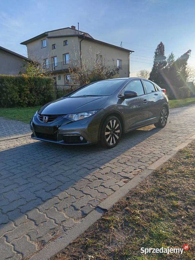 Honda Civic 2014r w wersji SPORT 18 benz 142 welurowa tapicerka Puławy