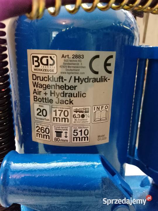 BGS 2883 Podnośnik hydrauliczny wspomagany Katowice
