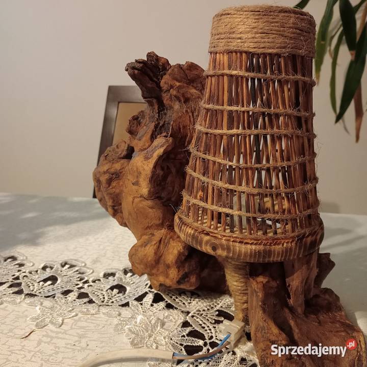 Sprzedam lampkę nocną własnoręcznie wykonaną lubelskie Wilków
