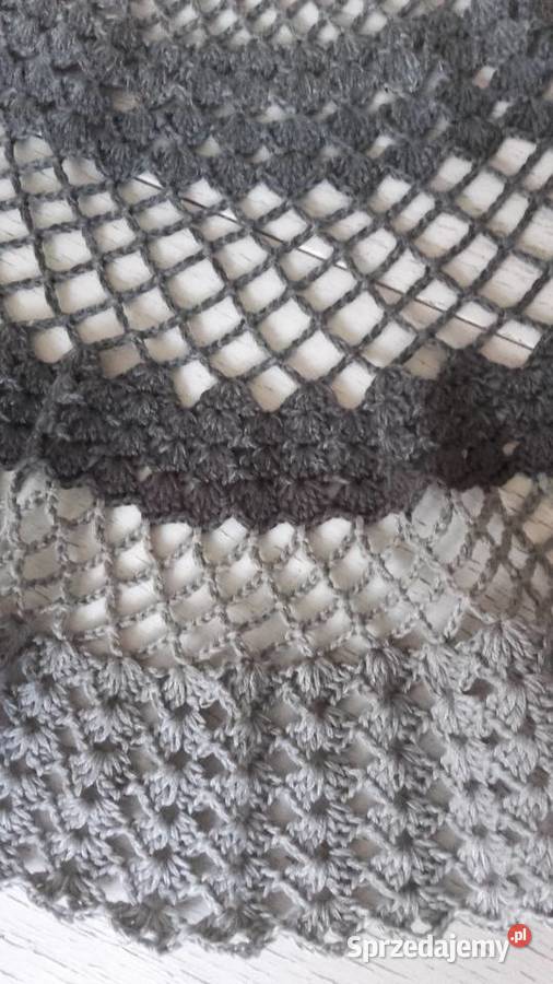 OKAZAŁA SERWETA W ODCIENIACH SZAROŚCI I wielkopolskie Piła