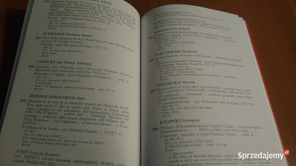 Katalog starych druków biblioteki Papieskiego Gdańsk