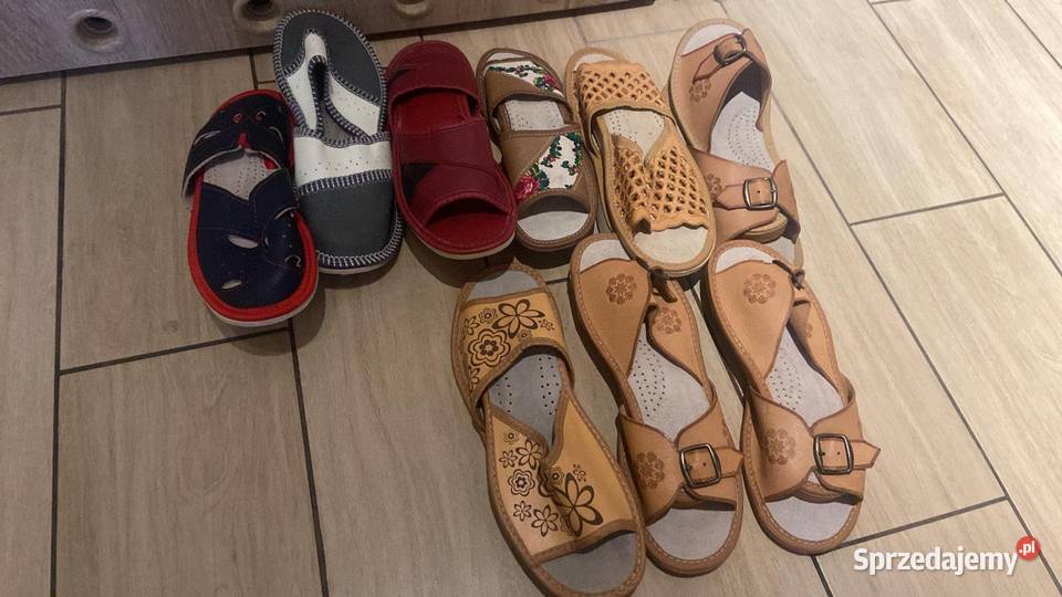 Likwidacja sklepu z obuwie kapcie pantofle ceny