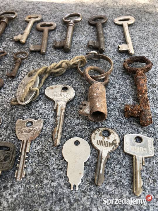Zestaw starych kluczy antycznych domu pojazdu F Poznań sprzedam