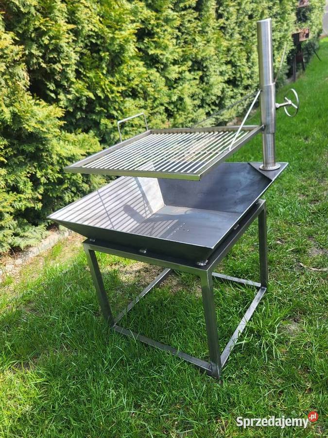 Grill 2w1 palenisko na ognisko nierdzewny ruszt śląskie