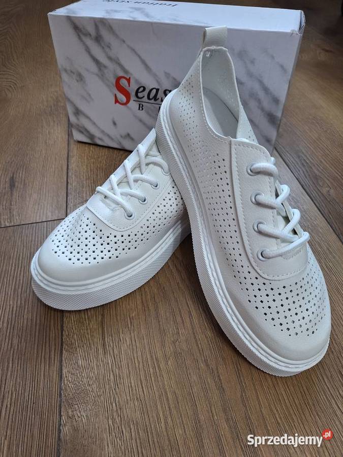 Buty ażurowe przewiewne Półbuty Gryfice