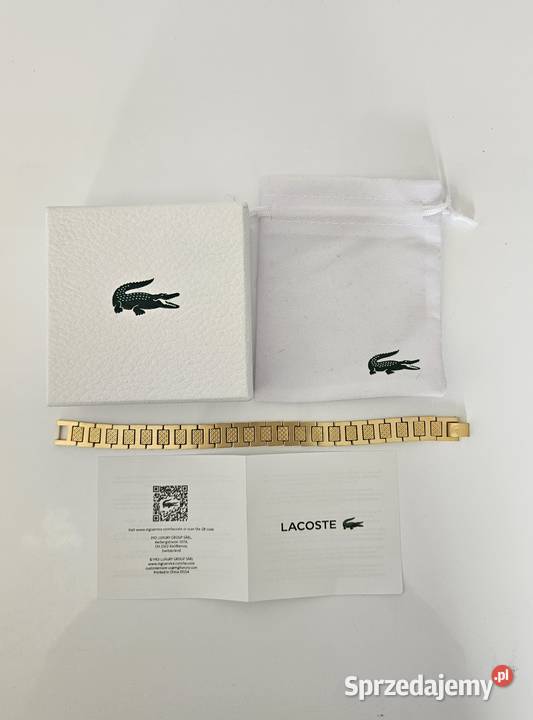 Lacoste złota bransoletka sprzedam