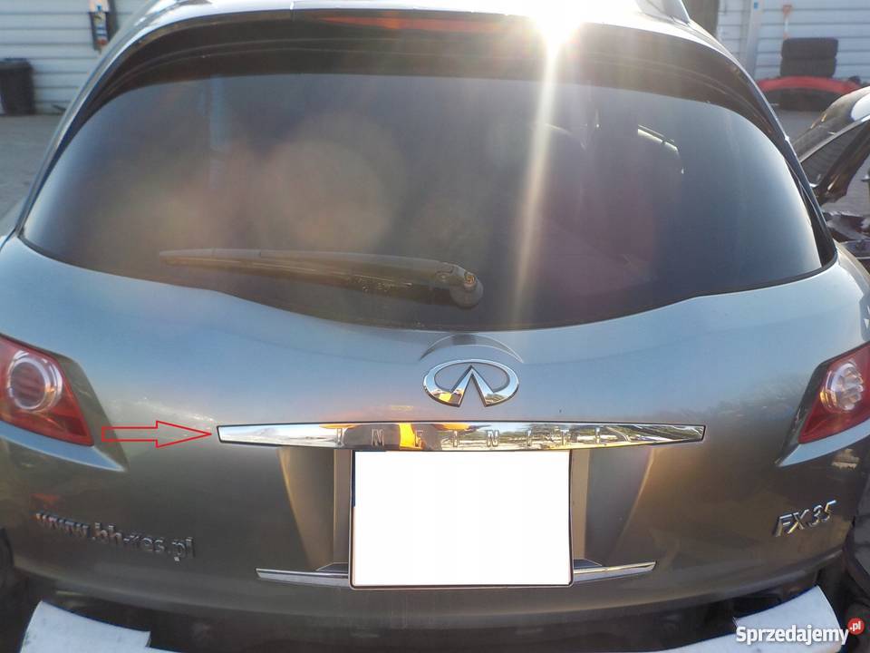 INFINITI FX35 FX45 0308 LISTWA OZDOBNA CHROM Nowy Tomyśl sprzedam