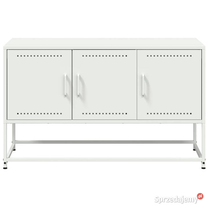 Szafka pod telewizor biała 1005x39x605 stalowa Warszawa