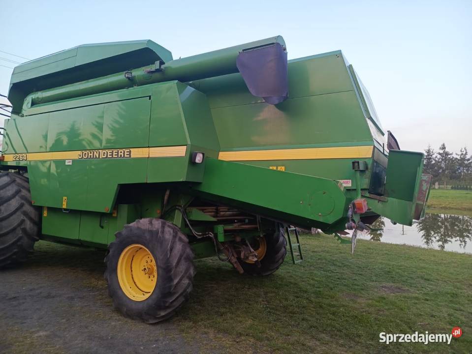 Kombajn John Deere 2264 98 r Heder 6 m z wózkiem Zbożowe