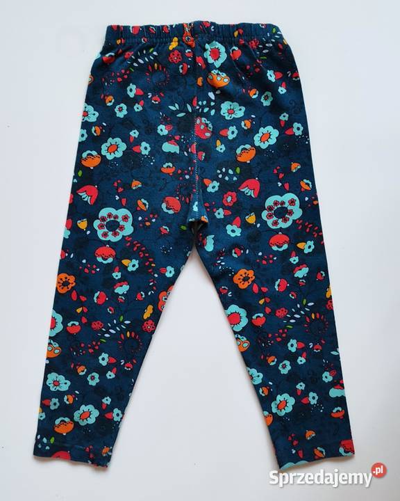 Legginsy getry kwiaty Handmade 8698 Rozmiar 92 śląskie Katowice