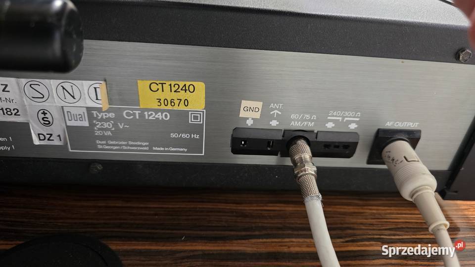 Stereo Tuner Dual CT 1240 vintage Jastrzębie-Zdrój