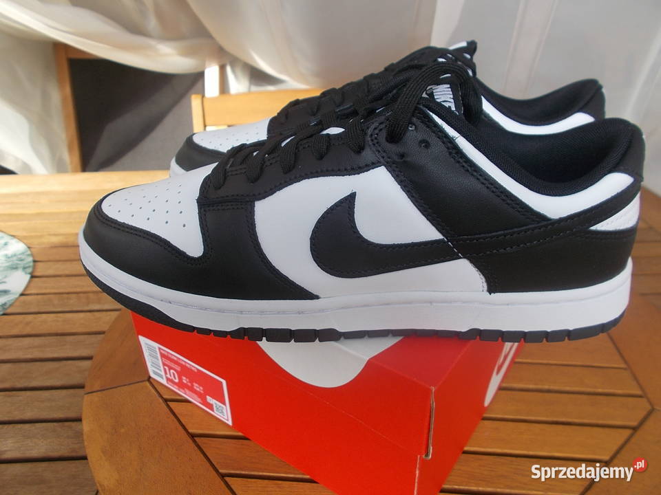r Eur 44 i 445 Nike Dunk Low White Black