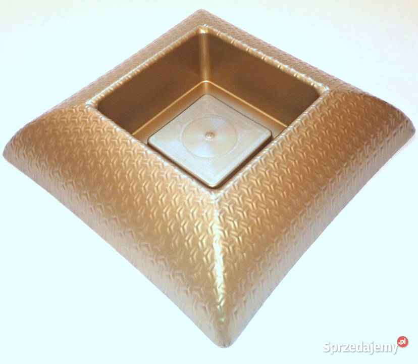 Miski MARBELLA 32 BIAŁE ZŁOTE na kompozycje