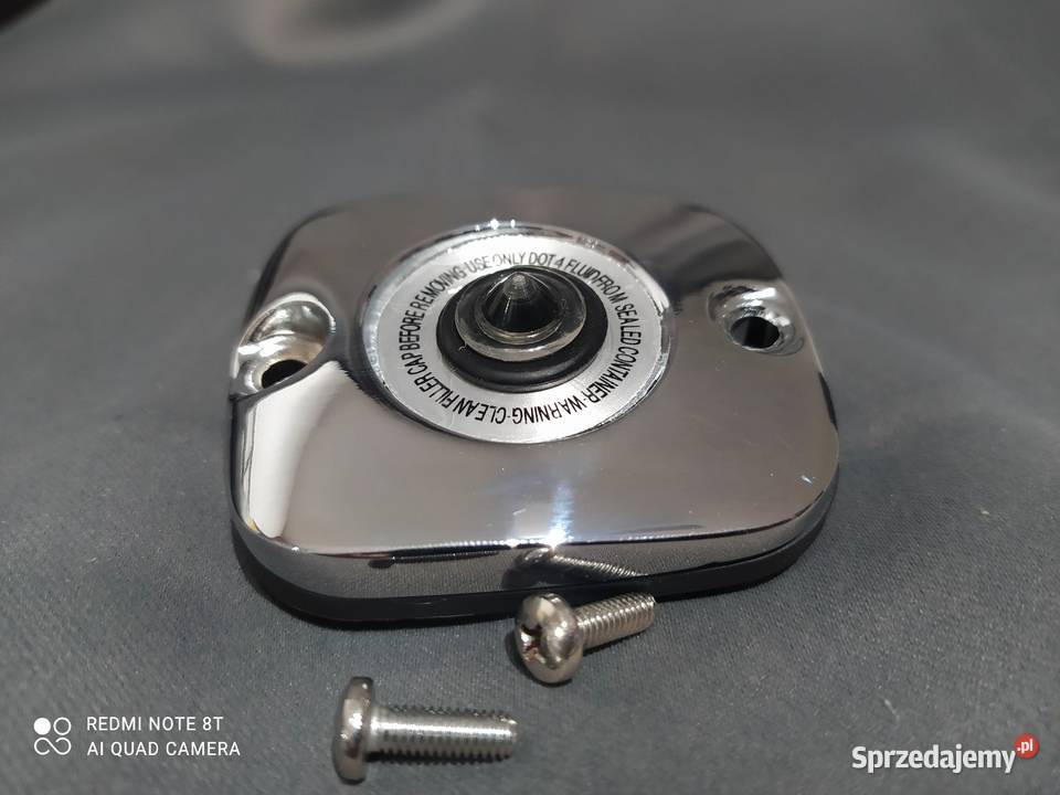 HARLEY CHROM NOWY DEKIELEK DEKIEL POKRYWA POMPY Układ hamulcowy Luboszyce