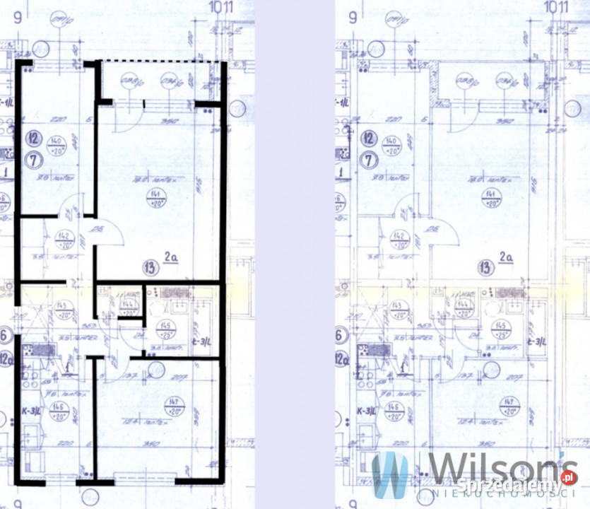 Mieszkanie Warszawa 6309m2 3 pokoje
