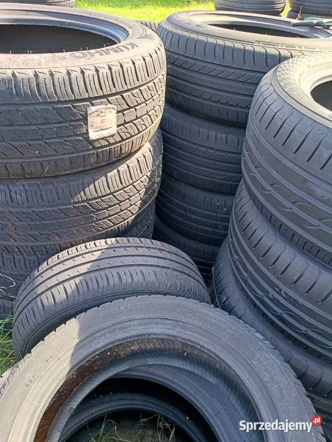 Opony używane pakiet 240 sztuk sprawne lato zima 55 Samborowo
