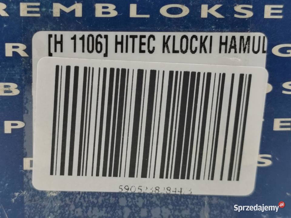 KLOCKI HAMULCOWE PRZÓD MITSUBISHI NOWE HITEC Motoryzacja