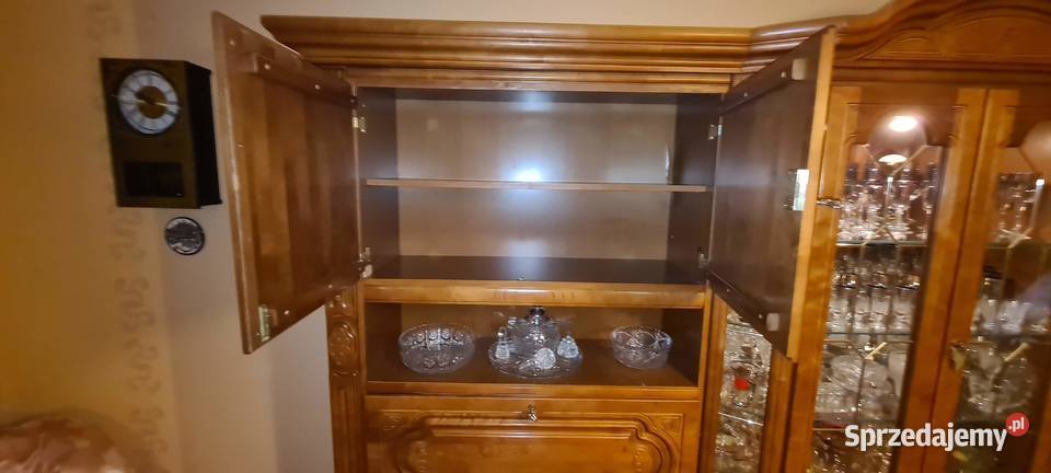 Kredens witryna naturalne drzewo Bydgoskie Rzeszów sprzedam