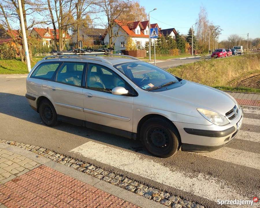 Citroen C5 20 HDI 2002 r kombi skóra klima poduszka powietrzna Kraków