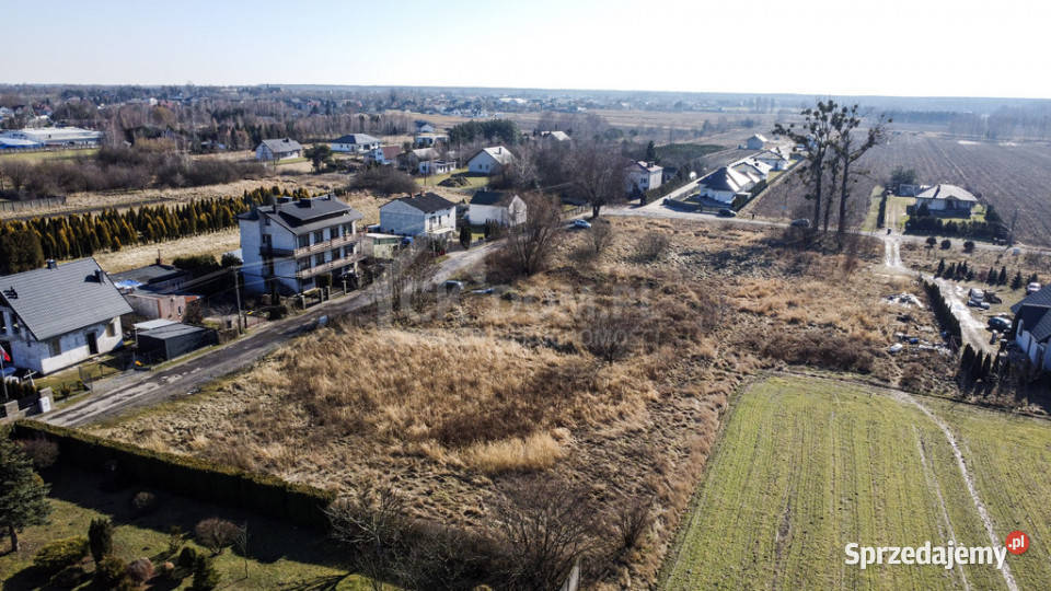 Działka 4520 m WZ projekt domu Radom Janiszpol asfalt