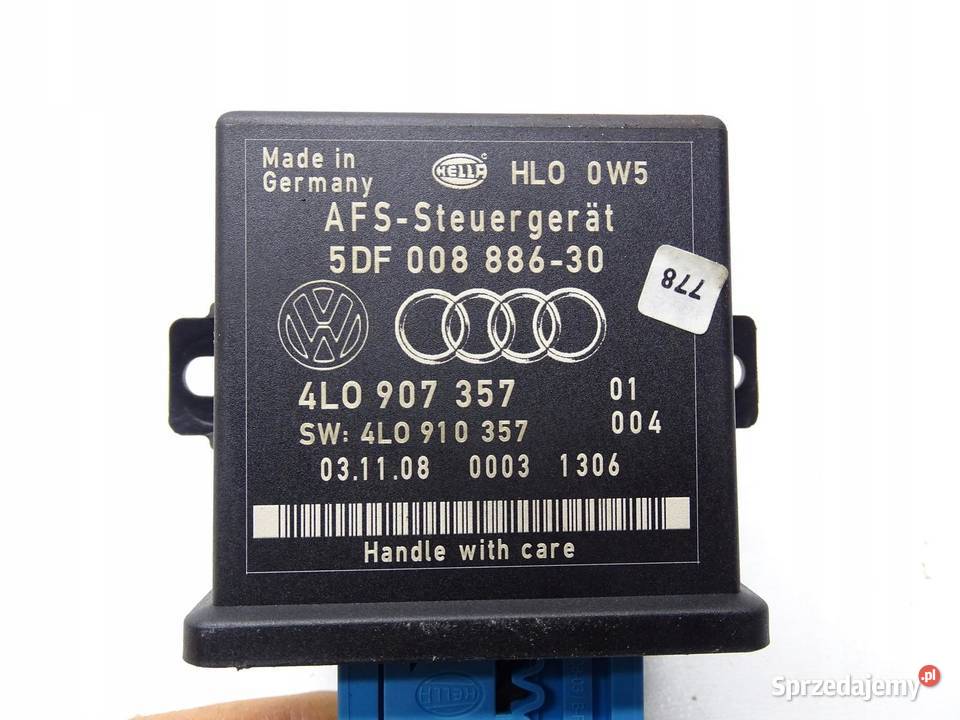 MODUŁ STEROWNIK ŚWIATEŁ 4L0907357 AUDI A8 D3 A6 osobowe