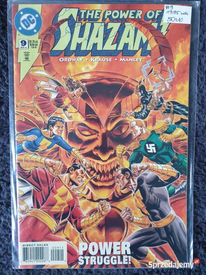 The Power Of Shazam zestaw 8 komiksów DC USA Gdynia