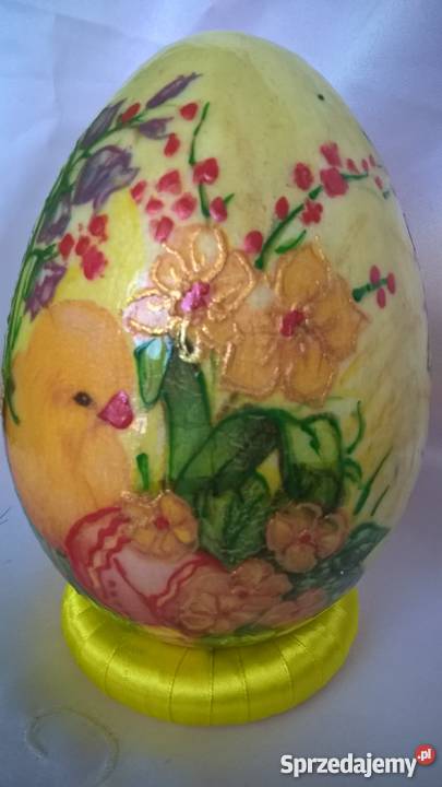 jajko pisanka styropian Wielkanoc 15 rękodzieło wielokolorowy Sierpc