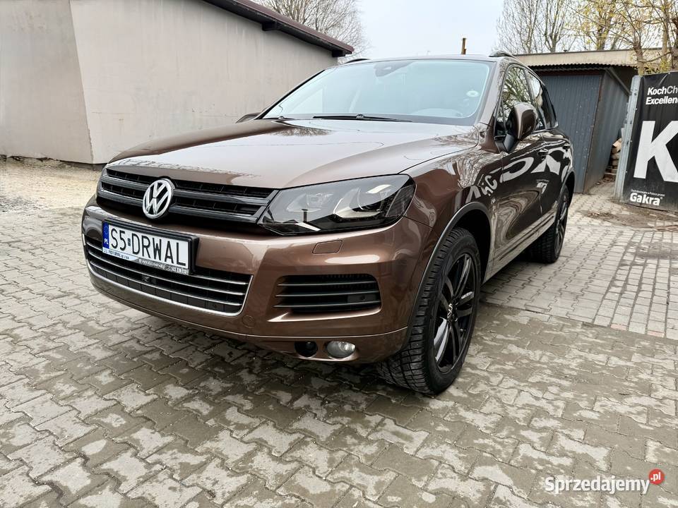 Volkswagen Touareg II 42 TDI V8 PPF Ceramika Hak diesel Motoryzacja Bielsko-Biała