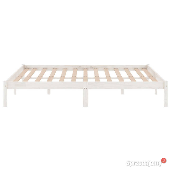 Rama łóżka biała lite drewno sosnowe 140 x 200 Warszawa sprzedam