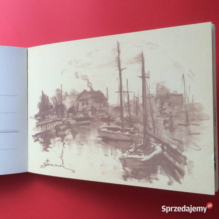 1501 Zestaw Widokówek Grafika zachodniopomorskie Szczecin