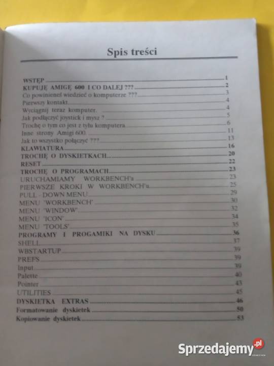 Sprzedam instrukcję obsługi komputera Amiga 600 małopolskie Bukowno sprzedam