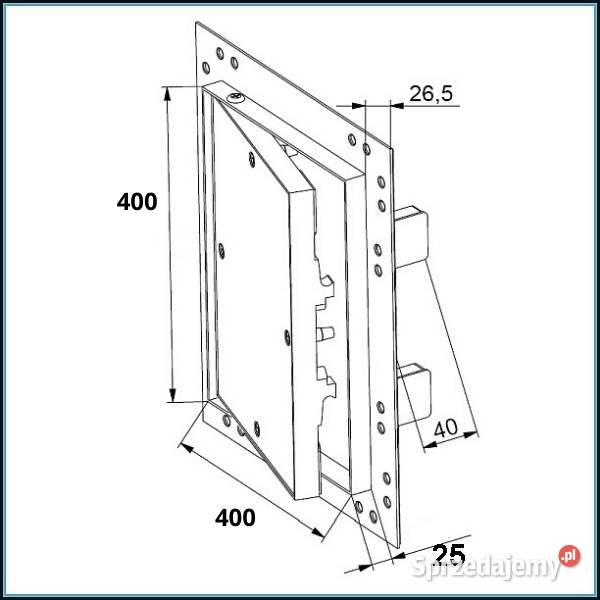 Klapa Rewizyjna GK 40x40 Podwójna płyta 25 mm Oława sprzedam