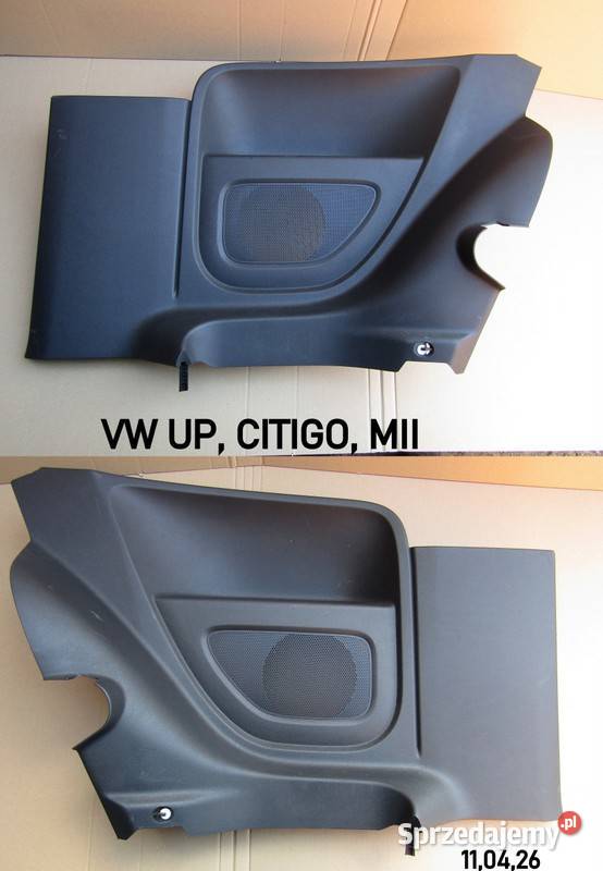 BOCZEK TYLNY VOLKSWAGEN UP 3DRZWI LEWY PRAWY osobowe łódzkie Mysłaków