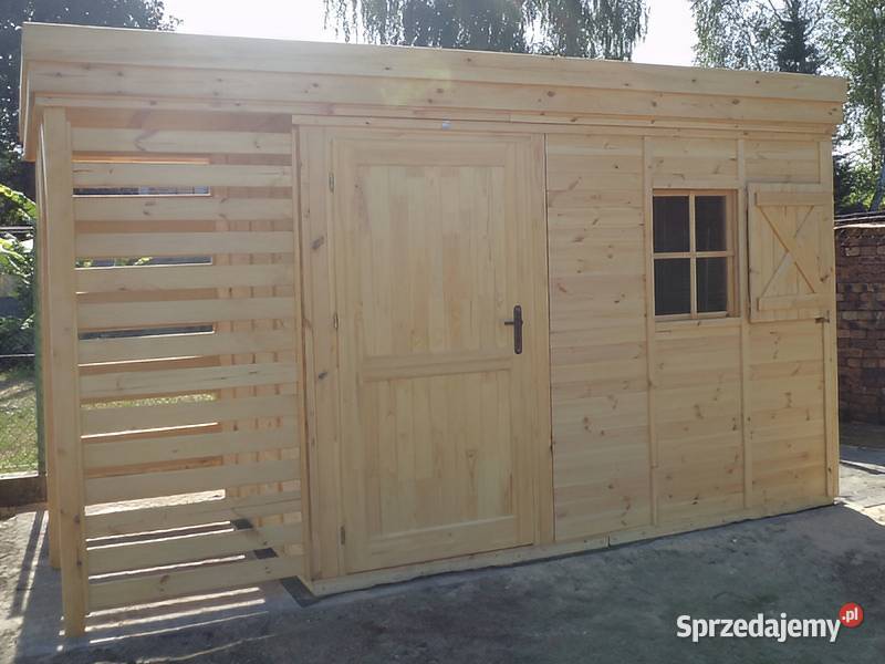 DOMEK DOMECZEK ZEBRA OGRODOWY 4x3 DACH 1SPADOWY Parzymiechy