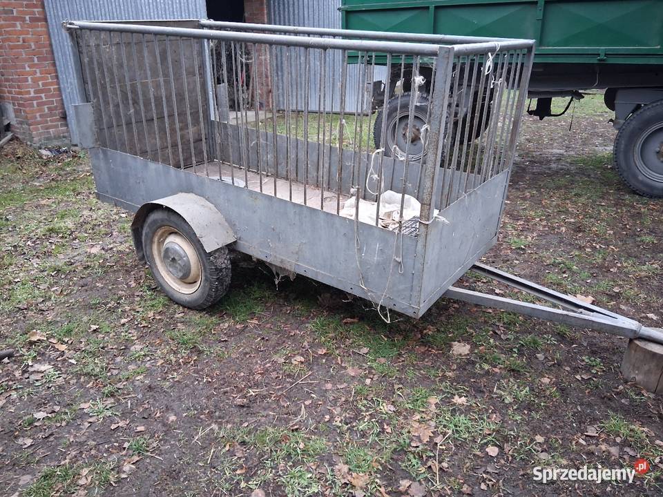 Wózek zwierząt przyczepa dwukólka Puławy